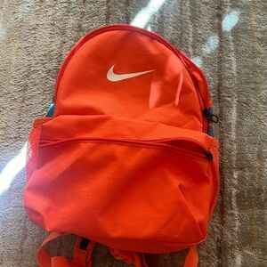 ORANGE AND TEAL MINI NIKE BACKPACK